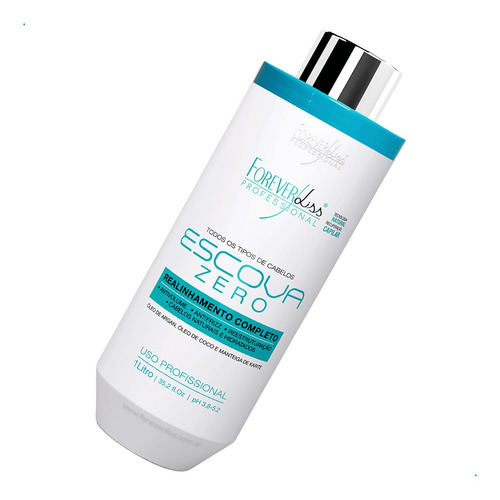 Kit Alisamento Forever Liss 2 Escova Zero E 1 Botox Zero 1k