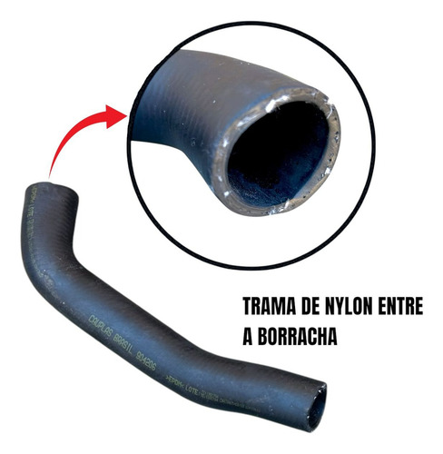 Kit Mangueiras Gol Bola G2 G3 G4 Ap 1.6 1.8 Sem Abraçadeiras