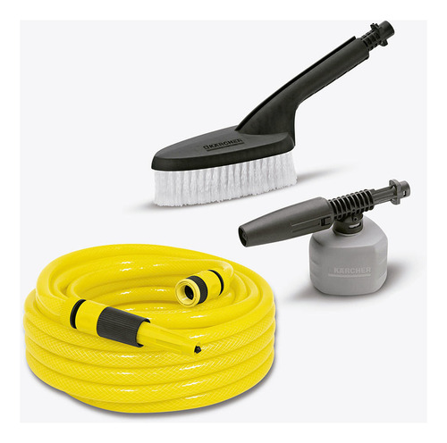 Hidrolavadora eléctrica Kärcher Home & Garden K2 Car&Garden 19940550 amarillo y negro de 1200W con 110bar de presión máxima 220V - 50Hz/60Hz