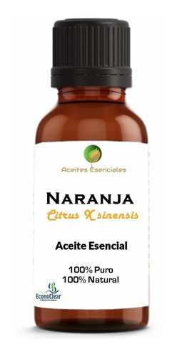 Aceite Esencial De Naranja 100% Puro Y 100% Natural 30 Ml