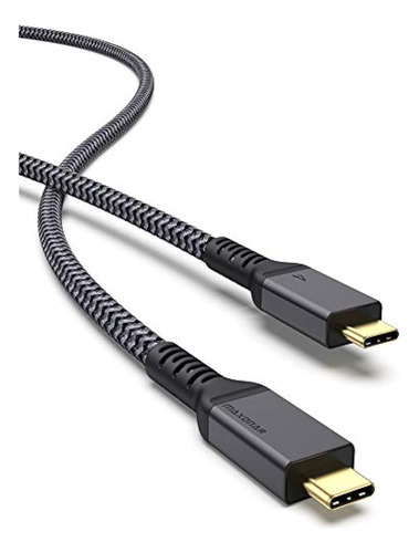 [6,6 Pies] Cable Usb4 Compatible Con Dispositivos Thunderbol