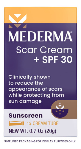 Mederma Scar Cream Plus Spf 30 (20 G), 0.7 Onzas, 0.71oz