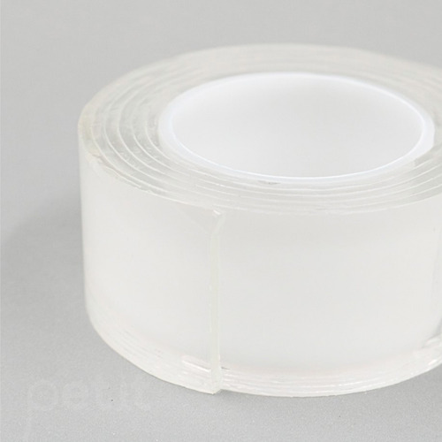 Cinta Silicona Bifaz Transparente Para Pegar 30mm X 1m - Cbx Único