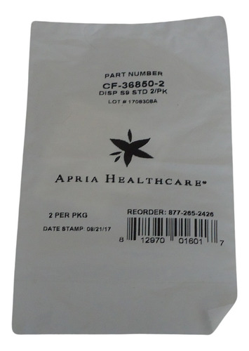 2 Filtros Cpap Apria Healthcare Cf-36850-2 Sellados