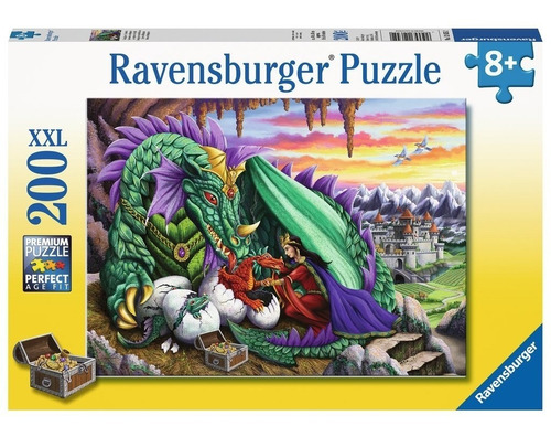 Puzzle Reina De Dragones 200pz Xxl - Ravensburger 126552