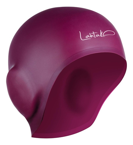 Gorra Para Nadar Silicona Con Protec En Oidos 3d Unisex Vino