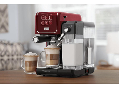 Cafeteira Oster Primalatte Touch Red Funç Auto 1050w 220v