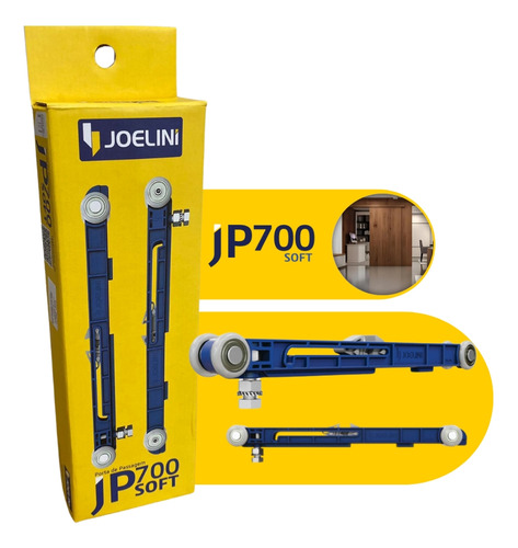 Kit Para Porta De Correr Jp700 Com Trilho-porta De Passagem