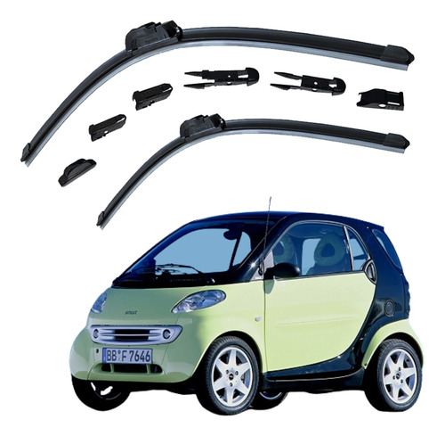 Par Plumas Limpiaparabrisas Brx Smart City Coupe 2001