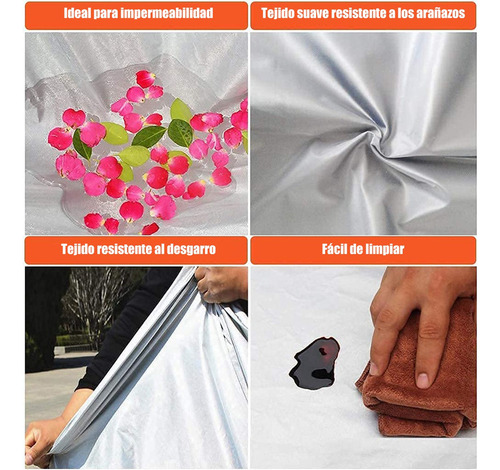 1 Cubierta Funda Protector Impermeable Con Reflectantes 4.7m