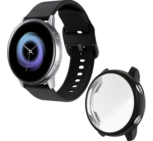 Correa Deportiva Flat + Case D Lujo Para Galaxy Watch Active