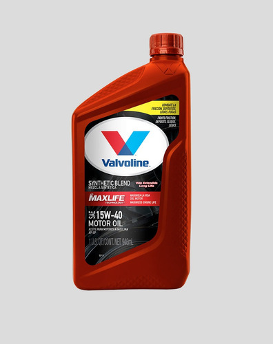 Aceite Valvoline Max Life 15w40 Semi Sintetico