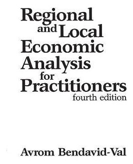 Libro Regional And Local Economic Analysis For Practition...