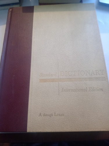 Standard Dictionary International Edition Diccionario Inglés
