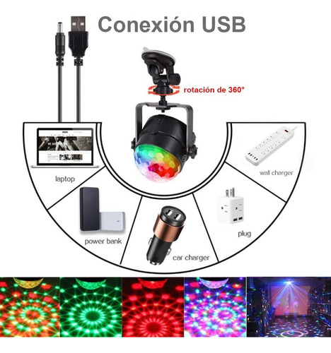 Luces Discoteca Mini Led Proyector Led Party Lights