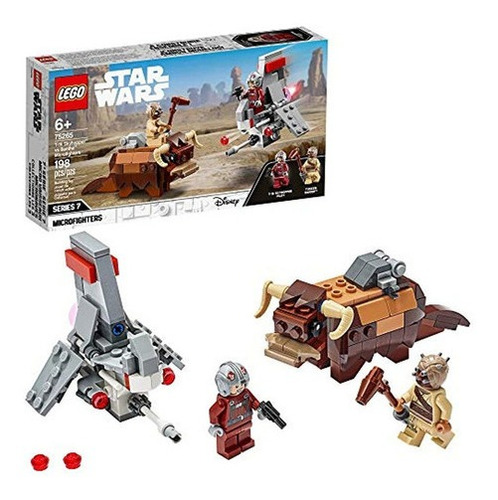 Lego Star Wars A New Hope T-16 Skyhopper Vs Bantha Microfigh