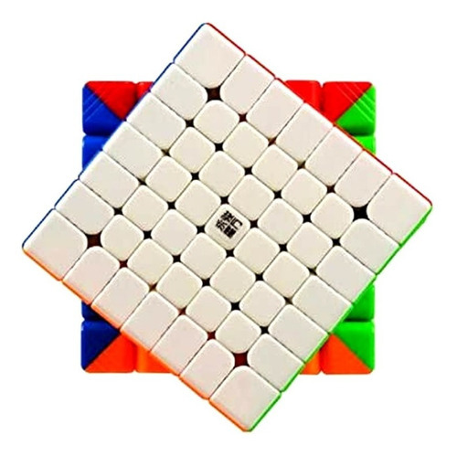 Cubo Rubik 7x7 Yj Moyu Yufu V2m Magnetico 7x7x7 Color De La Estructura Stickerless
