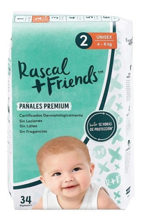 Pañales Rascal + Friends Premium Etapa 2 Inmediato
