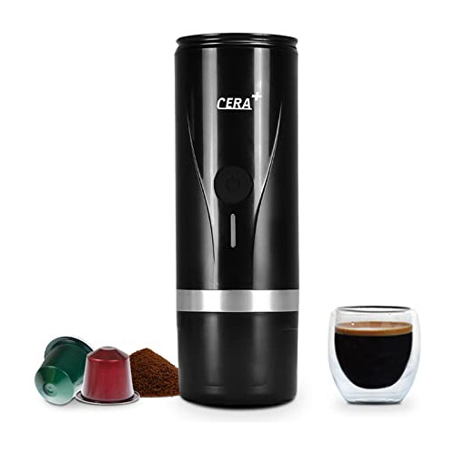 Cera+ Máquina De Café Espresso Portátil, No Calienta, Compat