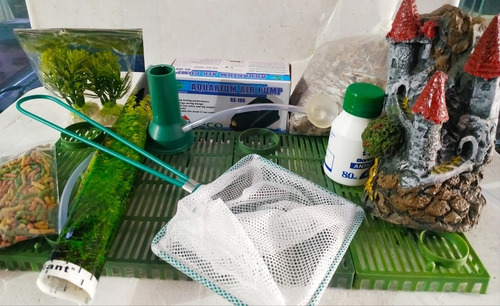 Kit De Accesorios Para Pecera De Hasta 24 Litros.