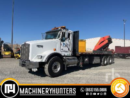 Grua Articulada 2014 Kenworth 7 Ton, Gruas, Articulada, Hiab