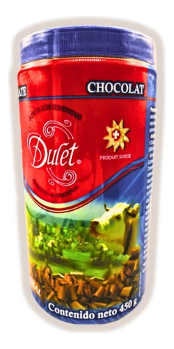 Dulet Lactosuero Suizo Sabor Chocolate 1 Bote De 450g