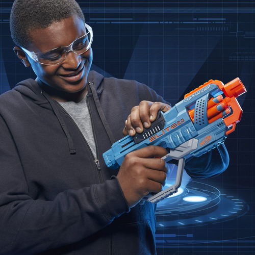 Hasbro Nerf Elite 2.0 Commander Rd-6 Lanzador De Dardos Con