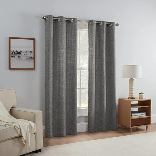 Eclipse Carter Draftstopper Cortinas De Ventana Con Ojales F