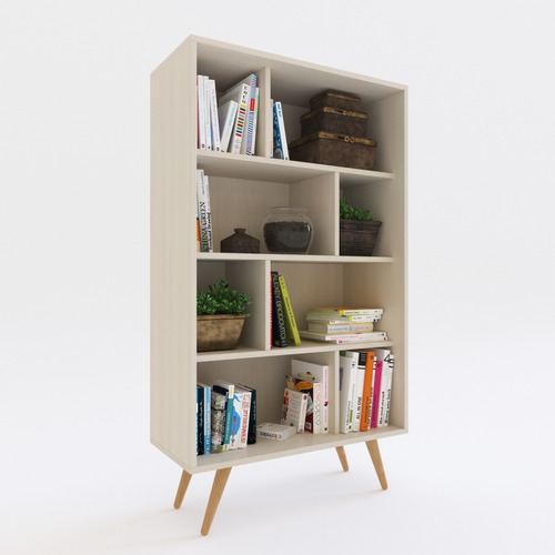 Biblioteca Modular Nordico Escandinavo Melamina + + + 