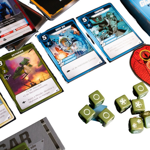 G.i. Joe: Cartas Em Ação Jogo De Tabuleiro Board Game Pt Br