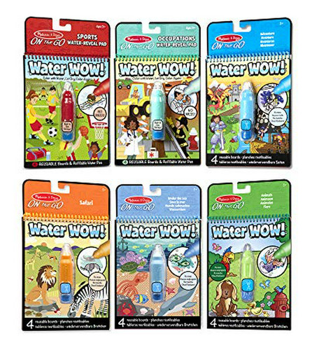 Melissa & Doug Agua Wow! Paquete De 6 Unidades., Deportes, A