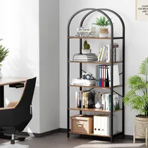 Comprar Homhedy Estantería De 5 Niveles, Estantería Arqueada, Est.