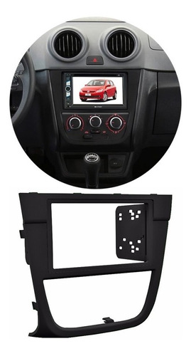 Moldura Painel Gol Saveiro Voyage G5 2 Din Dvd Multimídia 