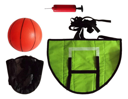 Mini Aro De Baloncesto Para Trampolín, Con 1 Uds Bolas