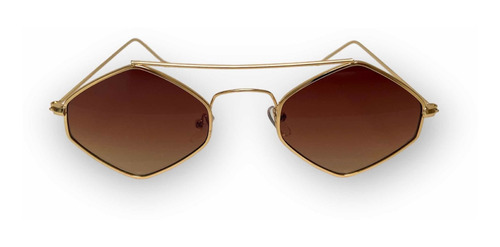 Óculos De Sol Feminino Losango Triangular Hype Hexagonal
