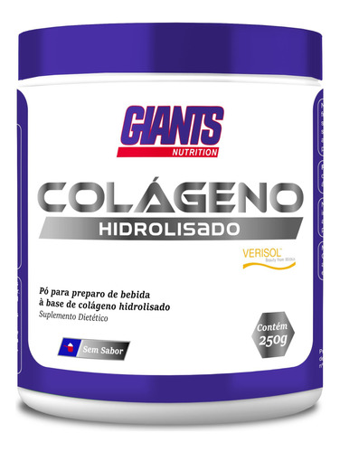 Colágeno Hidrolisado 250g Verisol Giants - Sem Sabor