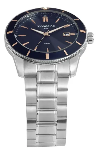 Relógio Mondaine Masculino Slim 32947g0mvne1 Azul | MercadoLivre