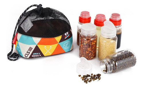 6pcscondiment Jar Picnic Bottle Mezclado Mezclado Mezclado