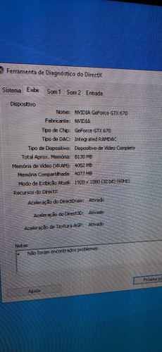 Pc Gamer Completo / I3 3240 Com Placa De Vídeo Gtx 670