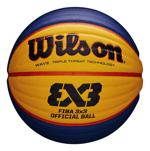 Wilson Baloncesto Oficial Fiba 3x3 - Tamaño 6 - 28.5 Pulga.