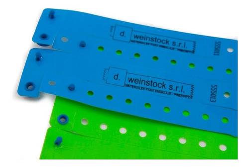Imagen 4 de 9 de Pulseras Plásticas Identificación Evento Lisas X500un