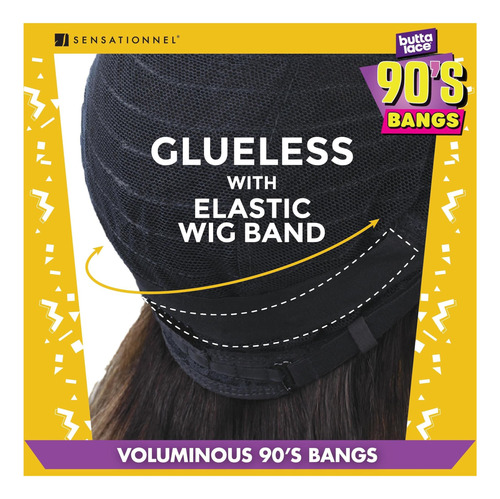 Sensationnel Butta Lace 90sbangs Wigs Unidad 913 Part Sin (2