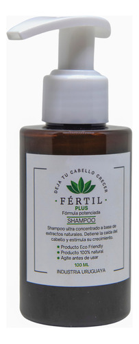 Shampoo Anticaída, Anticaspa, Recuperación. Fértil Natural