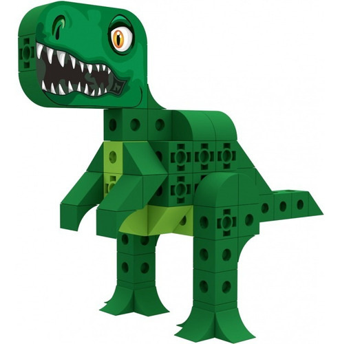 Dinosaurio T-rex Cubics  Para Armar 40 Piezas Enviamos Hoy