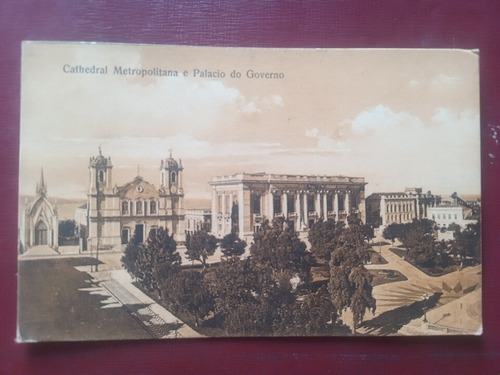 Brasil 1938  Cathedral Metropolitana E Palacio Do Governo