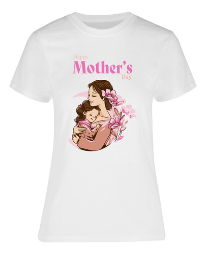 Playera Día De Las Madres -happy Mothers Day Floral