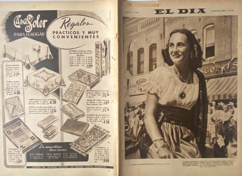 El Día, Dominical Reina Montevideo En Minnesota 1946 Esp
