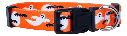 Collar Para Perro Native Pup De Halloween (grande, Fantasmas