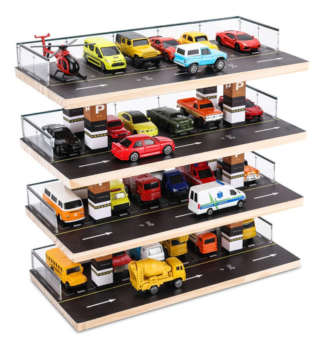 Saichotoy Hot Wheels & Matchbox Display Case, 1/64 Scale ...