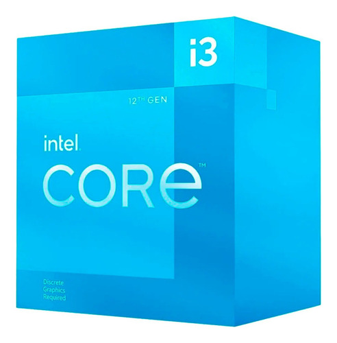 Processador Intel 12ª Geração Core I3 12100f Box Lga1700